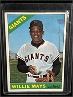 1966 Topps Willie Mays #1 Ungraded