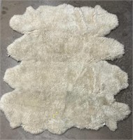 Sheepskin Rug Approximately 80”x 73”