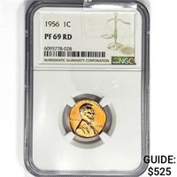 1956 Wheat Cent NGC PF69 RD