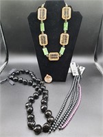 Glass Bead Necklace & Jewelry