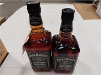 2 Jack Daniels Tennesee Whiskey each 1.75L