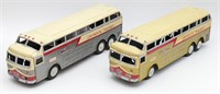 Japan Tin Litho Continental Trailways Buses