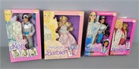 4x The Bid Barbie Series Dolls In Boxes
