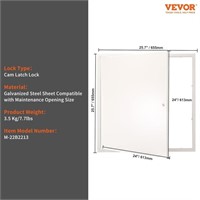 VEVOR Access Panel for Drywall & Ceiling, 24 x 24