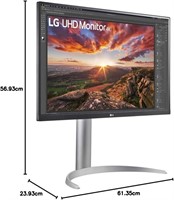 LG 27UP850N-W 27 Inch UHD (3840 x 2160) 4K