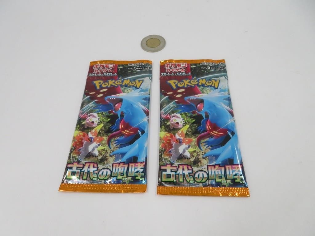 2 pack neufs de cartes Pokemon Japonaise