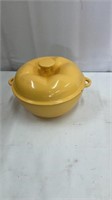 Vintage Cast Iron Enamel Porcelain Pot