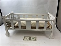 Doll Crib 21.75"x9.75"x9.5" Tall