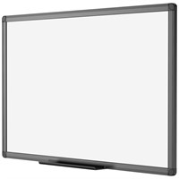 VIZ-PRO Magnetic Dry Erase White Board, 48 X 36