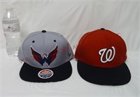 Capitals & Washington Nationals Ball Caps / Hats
