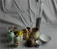 Household Items-Pepper Grinder, Pottery ++