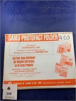 Vintage Sams Photofact Folder No 463
