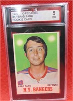 1970-71 OPC Brad Park Graded Rookie Hockey Card 5