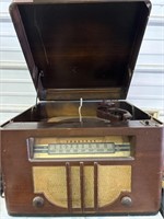 Vintage true tone, radio, and record player
