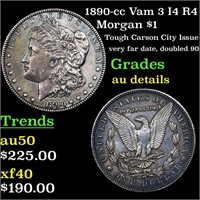 1890-cc Vam 3 I4 R4 Morgan $1 Grades AU Details