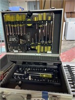 Tool set - ratchet, wrench, screwdriver, and nut