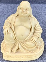 Ivory Colored Buddha Figurine