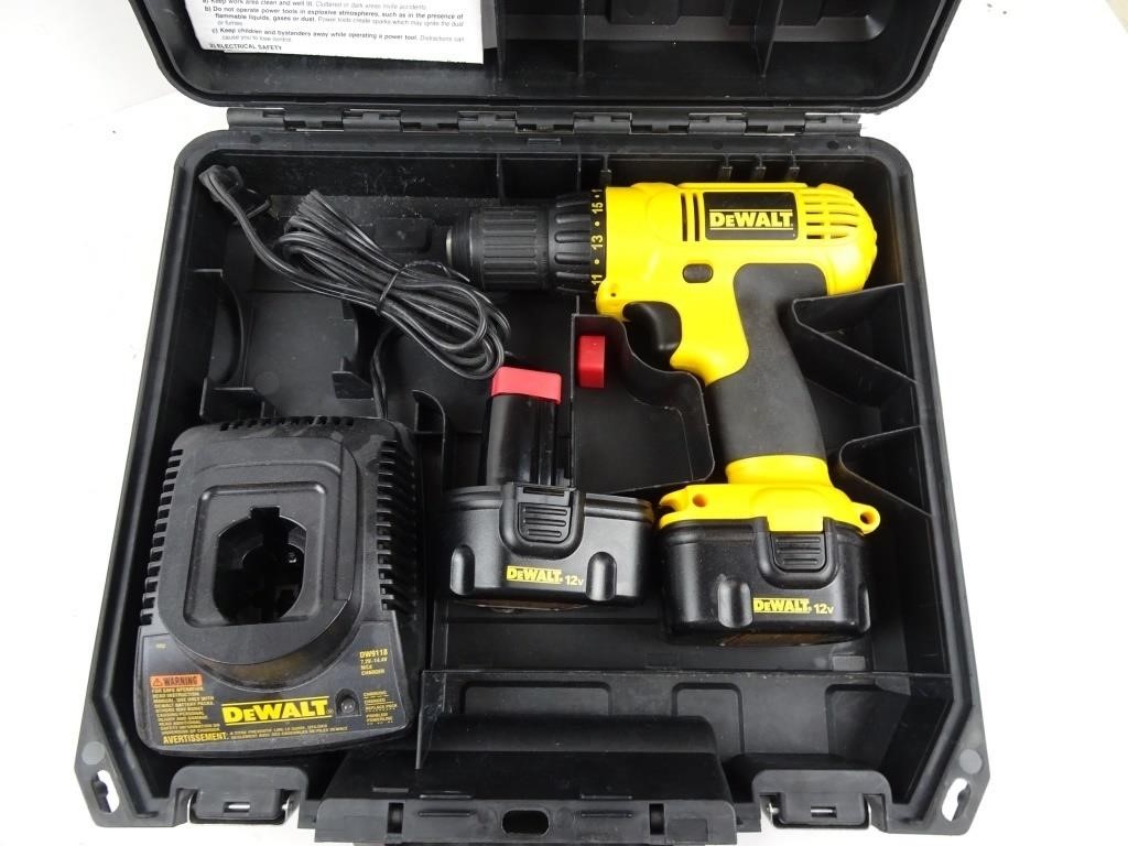 DeWalt Drill with Batteries and Charger -