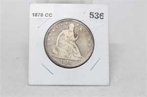 1878 CC Half Dollar- WOW-Rare!!!!