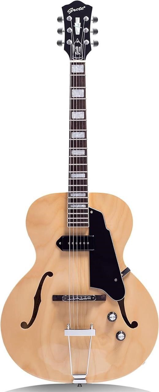 GROTE Jazz Electric Guitar 24.75", Natural