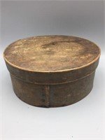 Primitive Wooden round pantry box