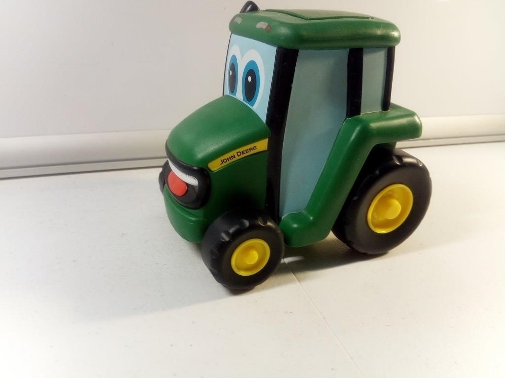 Tomy John Deere Push N Roll Johnny Tractor Toy