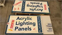 Acrylic lighting panels