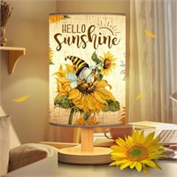 $20  Bedside Sunflower Lamp  LED Bulb Included
