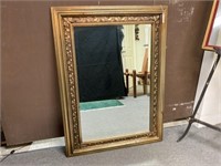 Framed, Beveled Wall Mirror, 33.75" x 45.25"