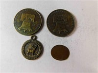 2 bank coins, Grand Canyon park charm