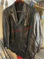 2 Men’s XL J. Ferrar Leather Jackets (back room