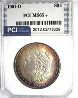 1901-O Morgan PCI MS65+ Nice Rim Color