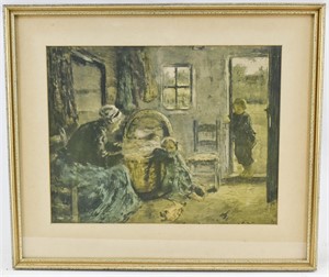 Print After F. Charlet, Mother with Children