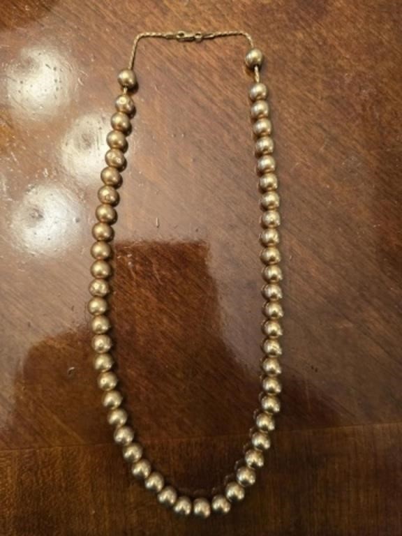 10KT beaded necklace
