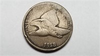 1858 Flying Eagle Cent Penny