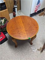 Wooden Circle Table H-23" W-25"  (Back Room)