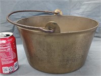 Vintage Copper Kettle with metal handle, heavy