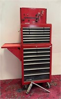 LOADED CRAFTSMAN UPPER AND LOWER TOOL CHESTS: