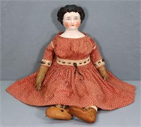 Extra Large 28" Victorian China Head Doll
