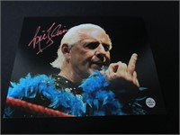 AUTHENTIC RIC FLAIR SIGNED 8X10 PHOTO ELITE COA