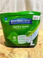 New FitRight OptIFit adult diapers sz L
