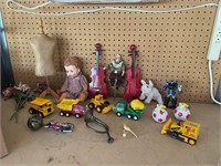 Box Lot of Asst. Vintage Kids Toys