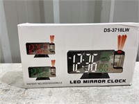 LED Mirror Clock