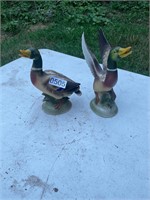 2- vintage ceramic ducks- Japan