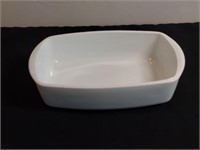 1950s Federal Glass Opal Milk Glass Loaf Pan.