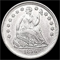 1856 Seated Liberty Half Dime CLOSELY