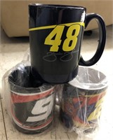 Lot of NASCAR Mugs