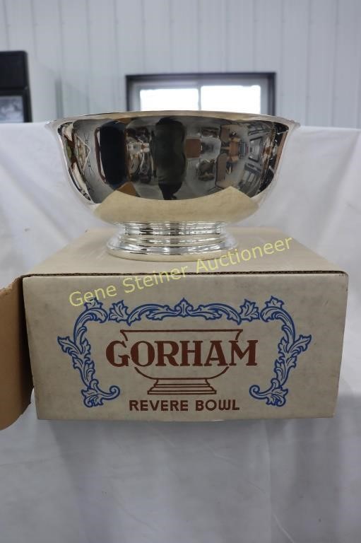 Gorham Bowl w/ Box & Reed & Barton Bowl