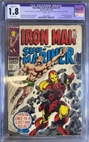CGC 1.8R Iron Man & Sub-Mariner #1 1968 Key Comic