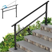 Wrought Iron Handrails - Exterior Rail 5 Steps